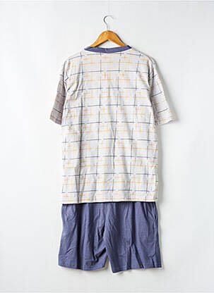 Pyjashort imprimé fantaisie gris CHRISTIAN CANE homme