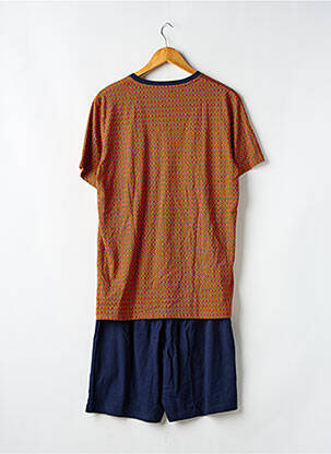 Pyjashort imprimé fantaisie marron HOM homme