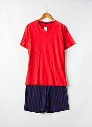Pyjashort col v rouge HOM homme