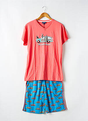 Pyjashort col v orange ARTHUR homme