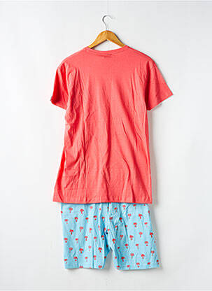 Pyjashort col v orange ARTHUR homme
