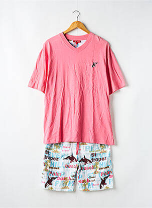 Pyjashort col v rose ARTHUR homme