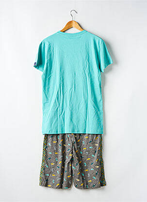 Pyjashort col v bleu ARTHUR homme