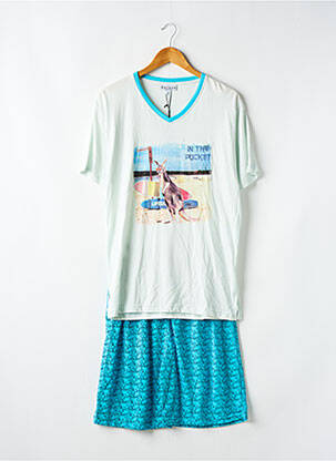 Pyjashort blanc ARTHUR pour homme