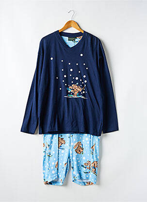 Pyjashort bleu ARTHUR pour homme