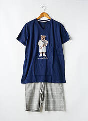 Pyjashort bleu ARTHUR pour homme seconde vue