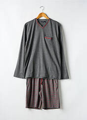 Pyjashort gris ARTHUR pour homme seconde vue