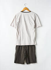 Pyjashort gris MASSANA pour homme seconde vue