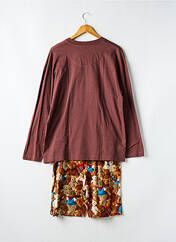 Pyjashort marron ARTHUR pour homme seconde vue