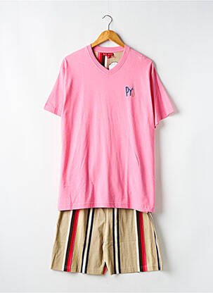 Pyjashort rose ARTHUR pour homme