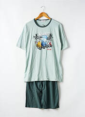 Pyjashort vert MASSANA pour homme seconde vue