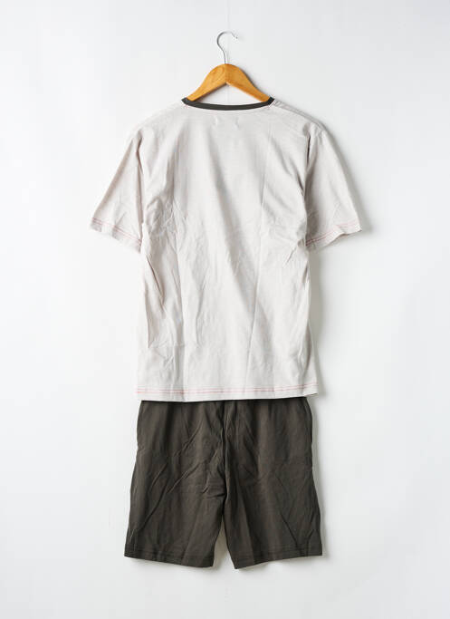 Pyjashort gris MASSANA pour homme