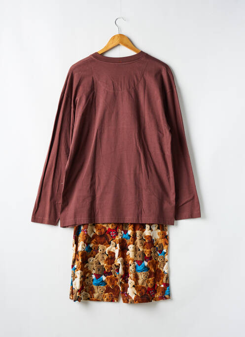 Pyjashort marron ARTHUR pour homme