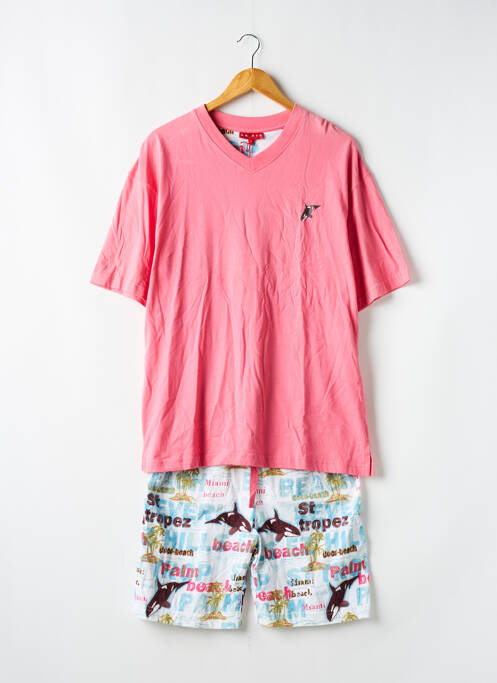 Pyjashort rose ARTHUR pour homme