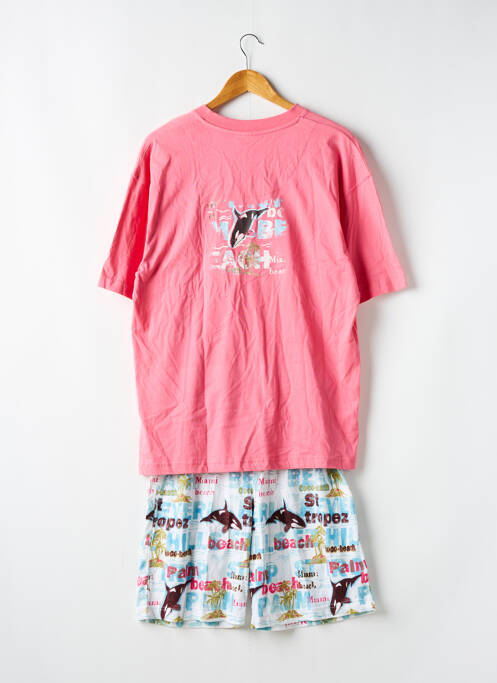 Pyjashort rose ARTHUR pour homme