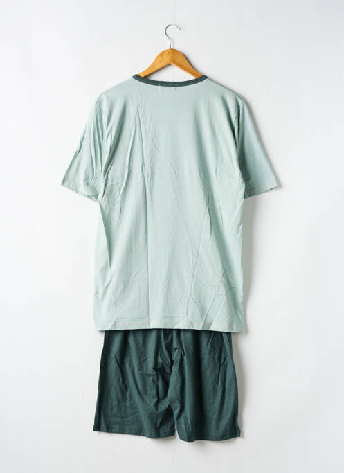 Pyjashort vert MASSANA pour homme