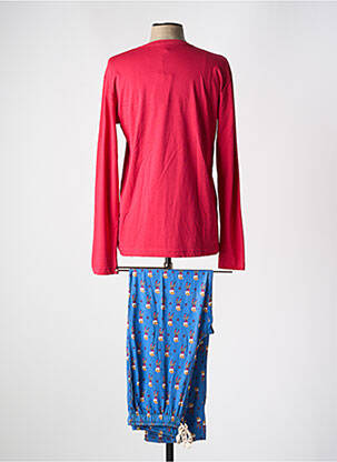 Pyjama col rond rouge ARTHUR homme