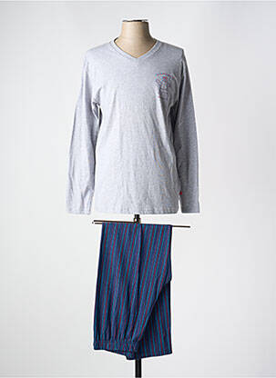 Pyjama col v bleu COUP DE COEUR homme