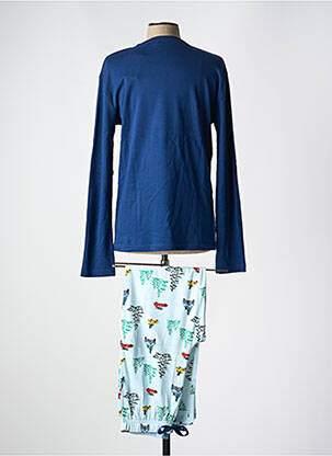Pyjama col v bleu ARTHUR homme