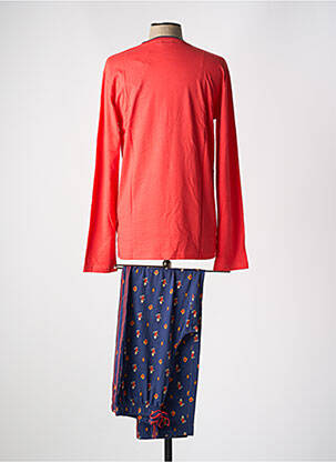 Pyjama col rond rouge ARTHUR homme