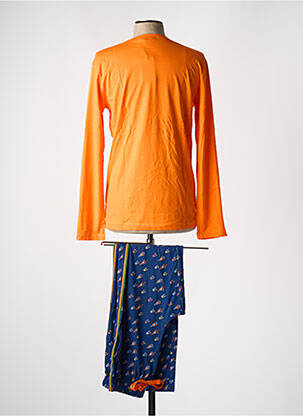 Pyjama col rond orange ARTHUR homme