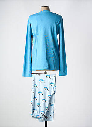 Pyjama col rond bleu ARTHUR homme