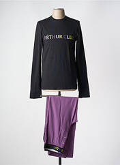 Pyjama noir ARTHUR pour homme seconde vue