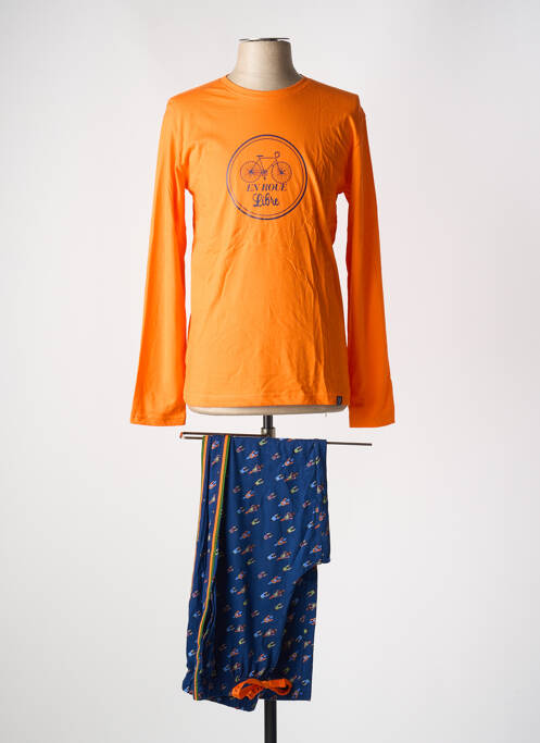 Pyjama orange ARTHUR pour homme