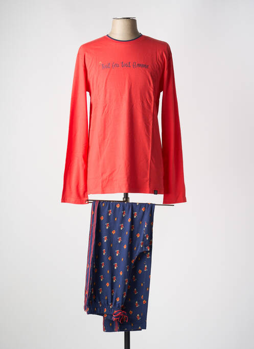 Pyjama rouge ARTHUR pour homme