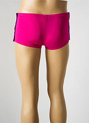 Boxer effet matière satinée rose MANSTORE homme
