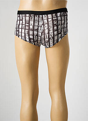 Boxer imprimé fantaisie noir MANSTORE homme