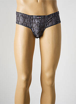 Boxer imprimé fantaisie gris MANSTORE homme