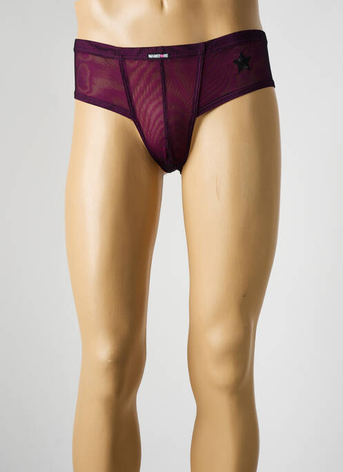 Boxer violet MANSTORE pour homme