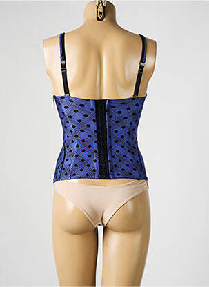 Corset haut soutien-gorge moulé bleu MARIE JO femme