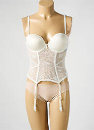 Guêpière/porte-jarretelle avec armature beige CHANTELLE femme