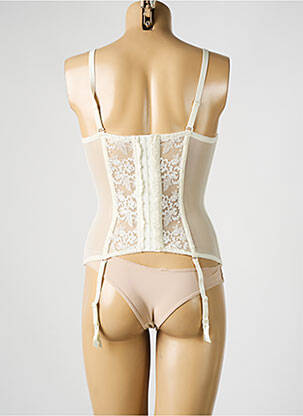 Guêpière/porte-jarretelle avec armature beige MILLESIA femme