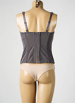 Corset broderie gris PRIMADONNA femme