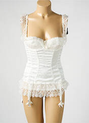 Guêpière/Porte-jarretelle beige CHANTAL THOMASS pour femme seconde vue