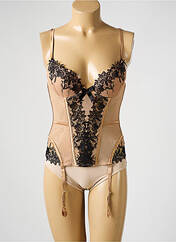 Guêpière/Porte-jarretelle chair MILLESIA pour femme seconde vue