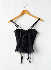 Guêpière/Porte-jarretelle noir MILLESIA pour femme seconde vue