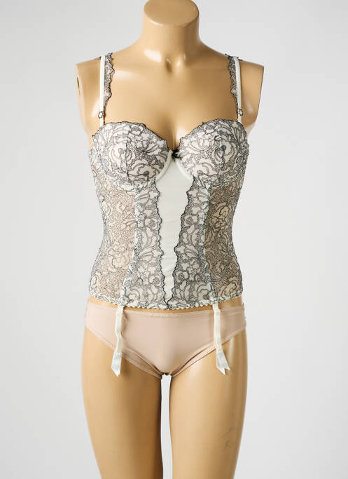 Guêpière/Porte-jarretelle beige MARIE JO pour femme