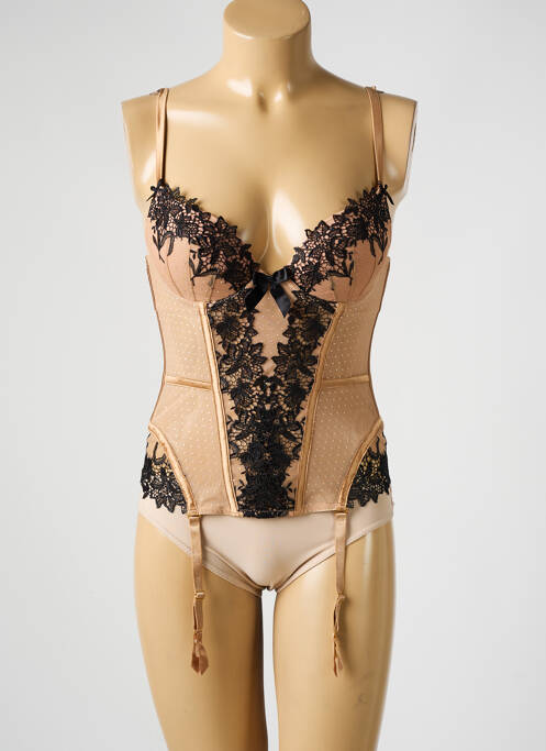 Guêpière/Porte-jarretelle chair MILLESIA pour femme