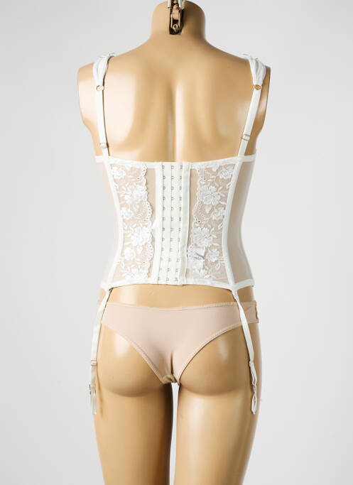 Guêpière/Porte-jarretelle beige MILLESIA pour femme