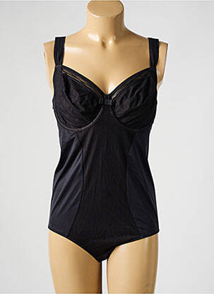 Body lingerie stretch noir ROSA FAIA femme
