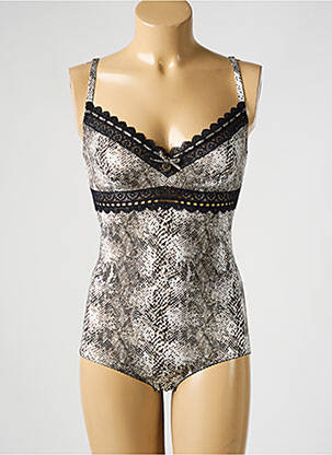 Body lingerie stretch noir TWIN-SET SIMONA BARBIERI femme