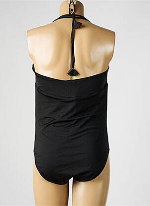 Maillot de bain 1 pièce stretch haut soutien-gorge moulé noir NICOLE OLIVIER femme