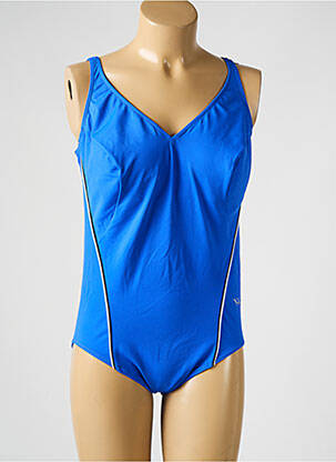 Maillot de bain 1 pièce haut soutien-gorge balconnet haut soutien-gorge balconnet bleu ORY femme