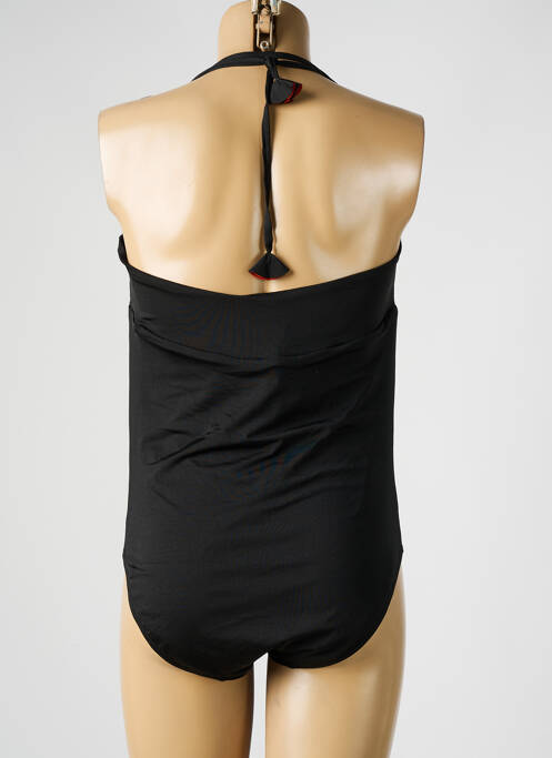 Maillot de bain 1 pièce noir NICOLE OLIVIER pour femme