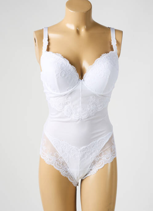 Body lingerie blanc AMBRA pour femme