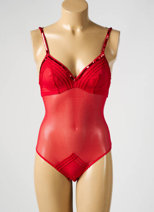 Body lingerie rouge CHANTAL THOMASS pour femme